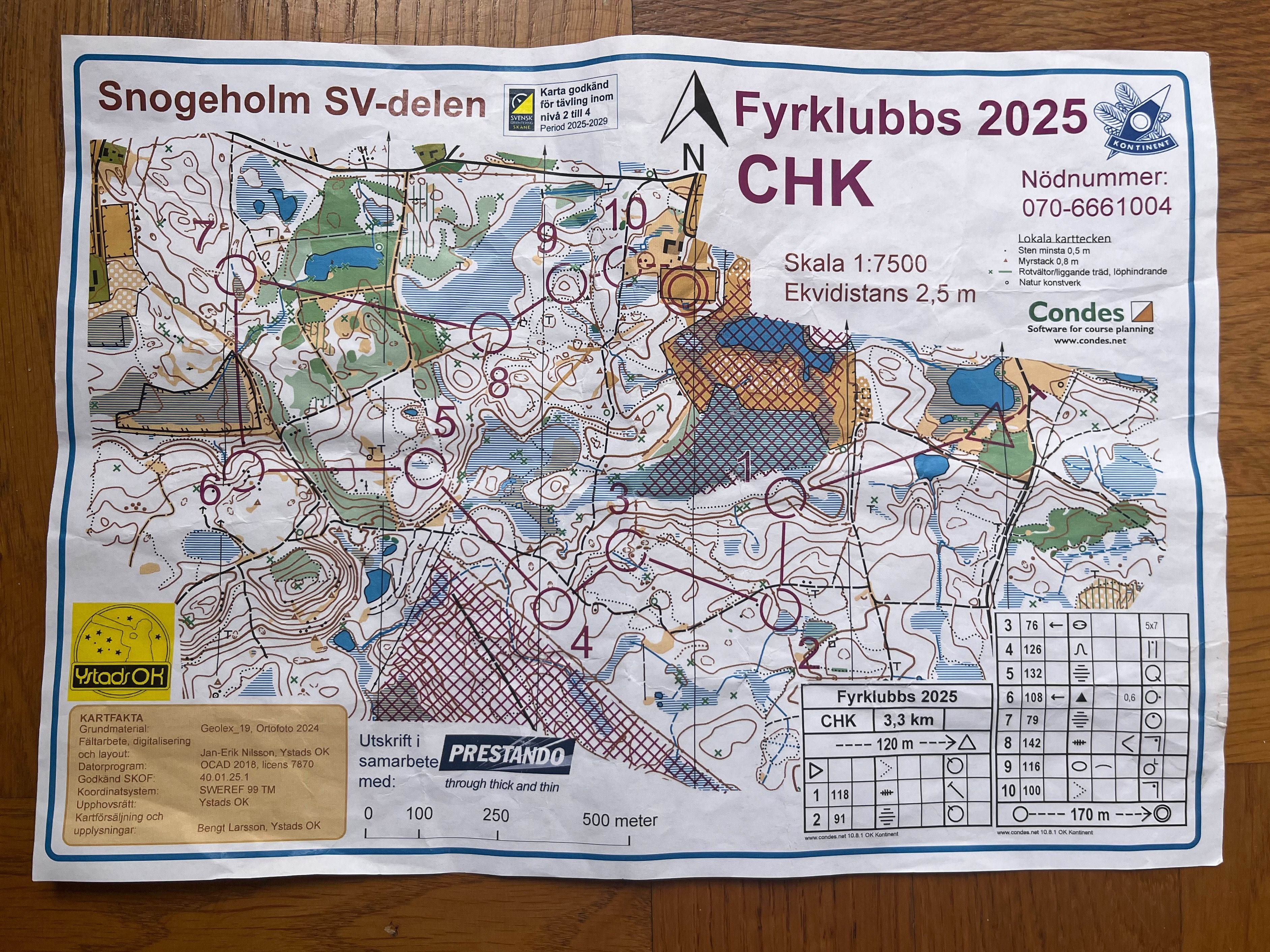 Cover for Fyrklubbs CHK Snogeholm